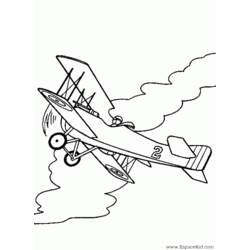 着色页: 飞机 (运输) #134908 - 免费可打印着色页