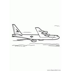 着色页: 飞机 (运输) #134941 - 免费可打印着色页