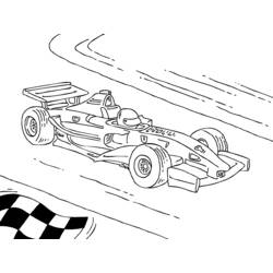 着色页: 赛车 (运输) #138971 - 免费可打印着色页