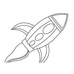 着色页: 火箭 (运输) #140048 - 免费可打印着色页