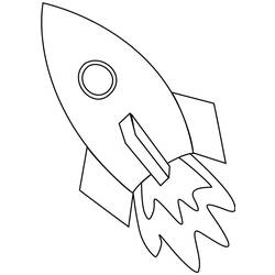 着色页: 火箭 (运输) #140072 - 免费可打印着色页