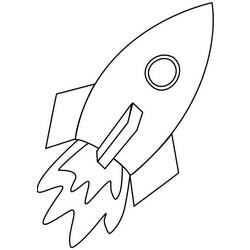 着色页: 火箭 (运输) #140158 - 免费可打印着色页