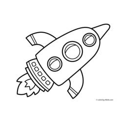 着色页: 火箭 (运输) #140272 - 免费可打印着色页