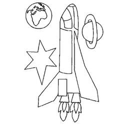 着色页: 火箭 (运输) #140282 - 免费可打印着色页