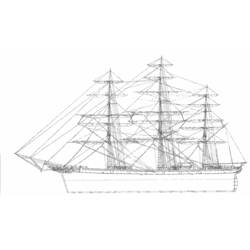 着色页: 帆船 (运输) #143633 - 免费可打印着色页