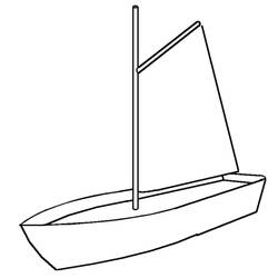 着色页: 帆船 (运输) #143651 - 免费可打印着色页