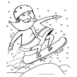 着色页: 滑雪板 / 滑雪板 (运输) #143832 - 免费可打印着色页