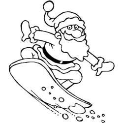 着色页: 滑雪板 / 滑雪板 (运输) #143913 - 免费可打印着色页
