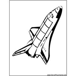 着色页: 飞船 (运输) #140465 - 免费可打印着色页