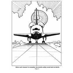 着色页: 飞船 (运输) #140468 - 免费可打印着色页