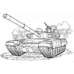 着色页: 坦克 (运输) #138006 - 免费可打印着色页