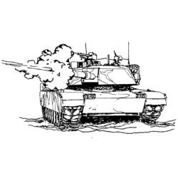 着色页: 坦克 (运输) #138014 - 免费可打印着色页