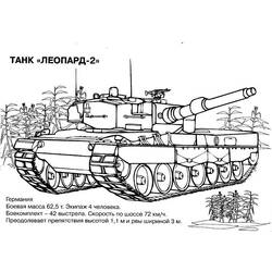 着色页: 坦克 (运输) #138021 - 免费可打印着色页