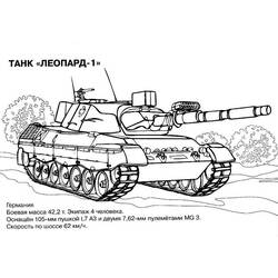 着色页: 坦克 (运输) #138022 - 免费可打印着色页