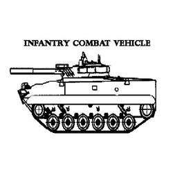 着色页: 坦克 (运输) #138023 - 免费可打印着色页