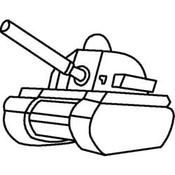 着色页: 坦克 (运输) #138035 - 免费可打印着色页