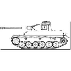 着色页: 坦克 (运输) #138082 - 免费可打印着色页