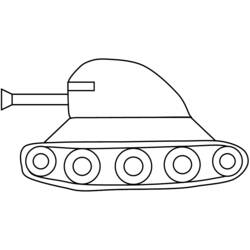 着色页: 坦克 (运输) #138159 - 免费可打印着色页