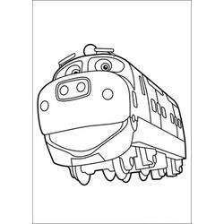 着色页: 火车/机车 (运输) #135041 - 免费可打印着色页
