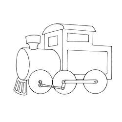 着色页: 火车/机车 (运输) #135067 - 免费可打印着色页