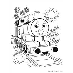 着色页: 火车/机车 (运输) #135069 - 免费可打印着色页
