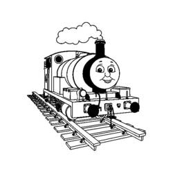 着色页: 火车/机车 (运输) #135070 - 免费可打印着色页