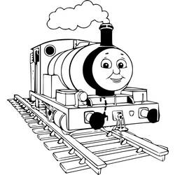着色页: 火车/机车 (运输) #135073 - 免费可打印着色页