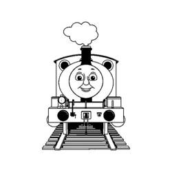 着色页: 火车/机车 (运输) #135102 - 免费可打印着色页
