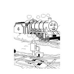 着色页: 火车/机车 (运输) #135109 - 免费可打印着色页
