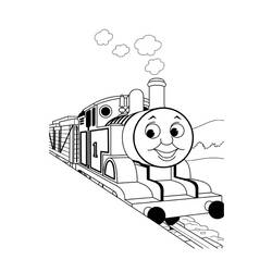 着色页: 火车/机车 (运输) #135163 - 免费可打印着色页