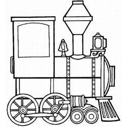 着色页: 火车/机车 (运输) #135169 - 免费可打印着色页