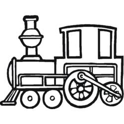 着色页: 火车/机车 (运输) #135188 - 免费可打印着色页