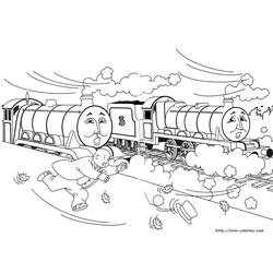 着色页: 火车/机车 (运输) #135246 - 免费可打印着色页