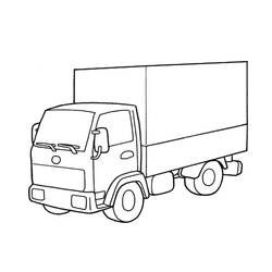 着色页: 卡车 (运输) #135538 - 免费可打印着色页