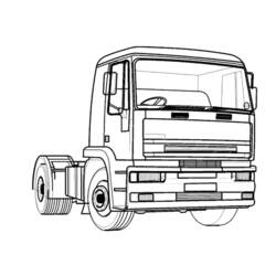 着色页: 卡车 (运输) #135582 - 免费可打印着色页