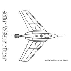 着色页: 军用飞机 (运输) #141060 - 免费可打印着色页