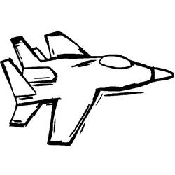着色页: 军用飞机 (运输) #141068 - 免费可打印着色页