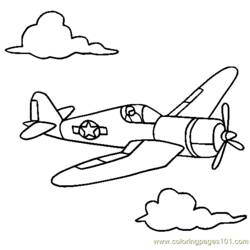 着色页: 军用飞机 (运输) #141075 - 免费可打印着色页