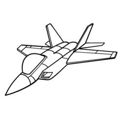 着色页: 军用飞机 (运输) #141079 - 免费可打印着色页