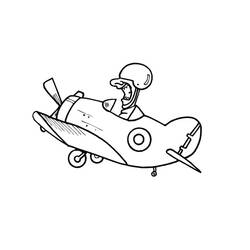 着色页: 军用飞机 (运输) #141232 - 免费可打印着色页