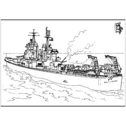 着色页: 军舰 (运输) #138515 - 免费可打印着色页
