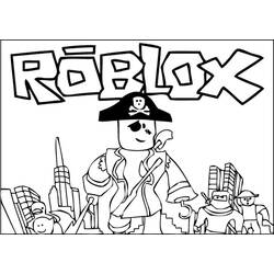 着色页: 罗布洛克斯 (视频游戏) #170270 - 免费可打印着色页